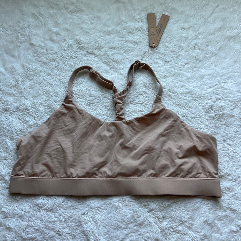 Skims Womens Fits Everybody Racerback Bralette Clay Tan BR-SCN-1712 Size 2X NWT